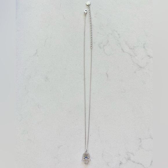 Touchstone Crystal Hamsa Necklace - Picture 4 of 5